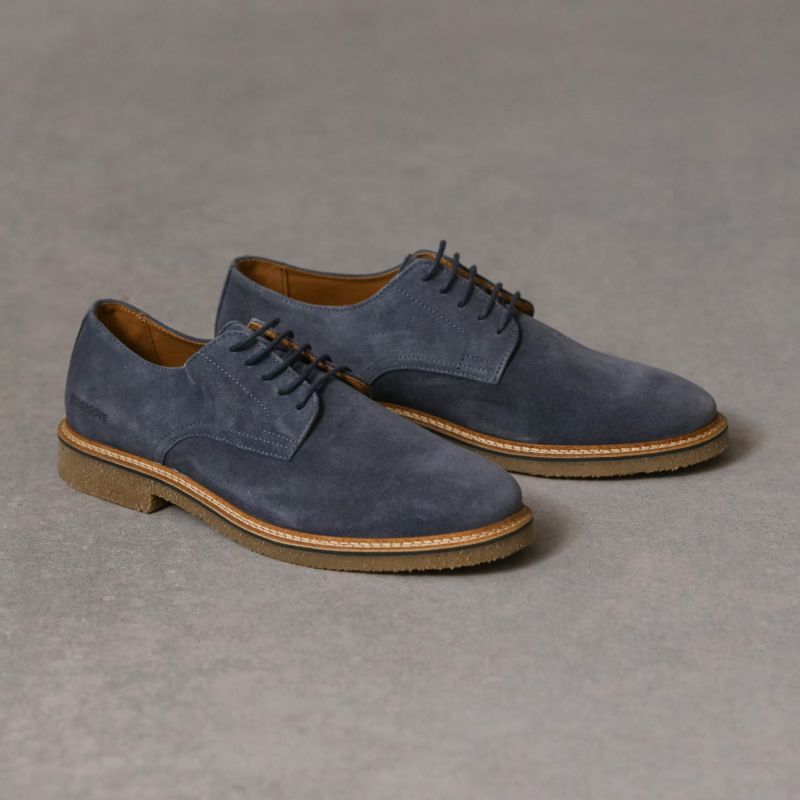 DUBLIN DERBY M - SUEDE - BLEU JEAN